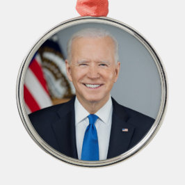Präsident Joe Biden White House Portrait Ornament Aus Metall