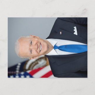 Präsident Joe Biden White House Portrait Postkarte