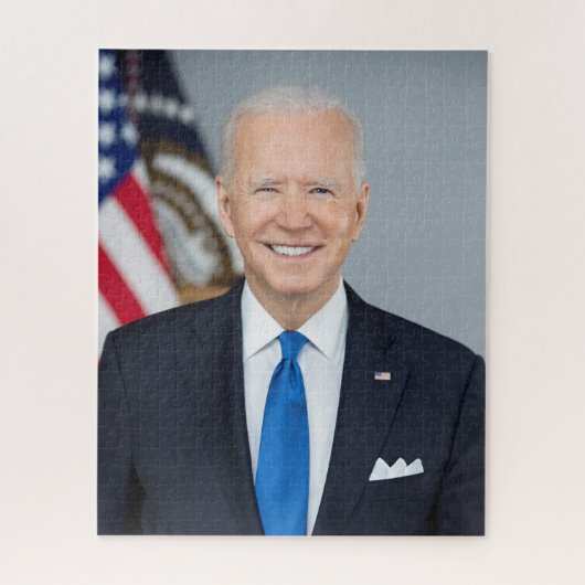 Präsident Joe Biden White House Portrait Puzzle (Vertikal)