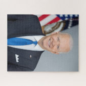 Präsident Joe Biden White House Portrait Puzzle (Horizontal)