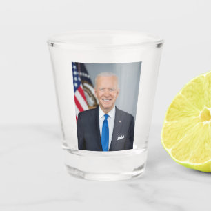 Präsident Joe Biden White House Portrait Schnapsglas