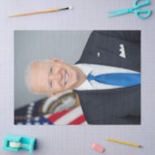 Präsident Joe Biden White House Portrait Seidenpapier (Basteln)