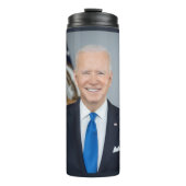 Präsident Joe Biden White House Portrait Thermosbecher (Vorderseite)