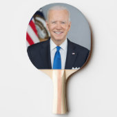 Präsident Joe Biden White House Portrait Tischtennis Schläger (Rückseite)