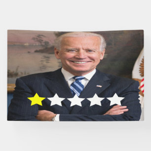 Präsident Joe Biden Zulassungsbewertung Banner