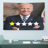 Präsident Joe Biden Zulassungsbewertung Banner (Messe)
