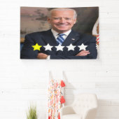 Präsident Joe Biden Zulassungsbewertung Banner (InSitu)
