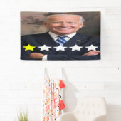 Präsident Joe Biden Zulassungsbewertung Banner (Insitu)