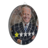 Präsident Joe Biden Zulassungsbewertung Dartscheibe (Vorderseite Links)