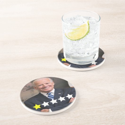 Präsident Joe Biden Zulassungsbewertung Getränkeuntersetzer (Seite)