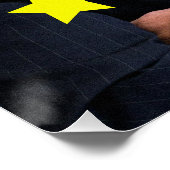 Präsident Joe Biden Zulassungsbewertung Poster (Ecke)