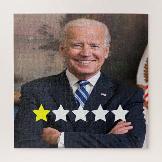 Präsident Joe Biden Zulassungsbewertung Puzzle (Vertikal)