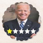 Präsident Joe Biden Zulassungsbewertung Untersetzer (Vorderseite)