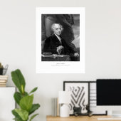 Präsident John Adams Poster (Heimbüro)