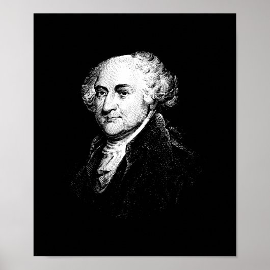 Präsident John Adams Poster (Vorne)
