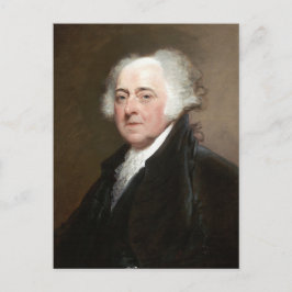 Präsident John Adams Postkarte