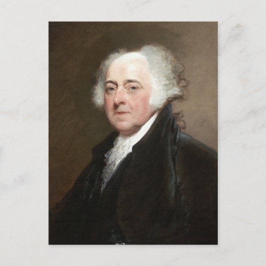 Präsident John Adams Postkarte (Vorderseite)