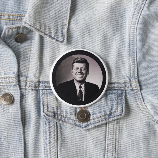 Präsident John F. Kennedy Button (Beispiel)