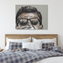 Präsident John F. Kennedy - Canvas Print Leinwanddruck