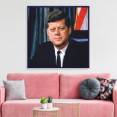 Präsident John F. Kennedy Leinwanddruck (Insitu (Wohnzimmer))