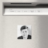 Präsident John F Kennedy Portrait Magnet (In Situ (Geschirrspüler))
