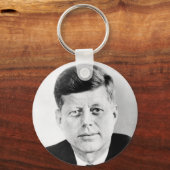 Präsident John F Kennedy Portrait Schlüsselanhänger (Vorderseite)