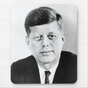 Präsident John F Kennedy Porträt Mauspad