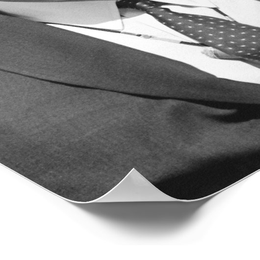 Präsident John F. Kennedy Poster (Ecke)