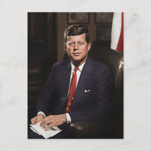 Präsident John F. Kennedy Postkarte