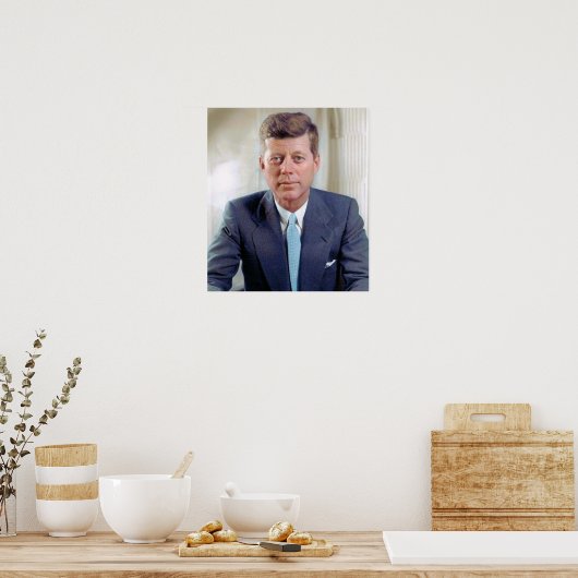 Präsident John Fitzgerald Kennedy Poster (Küche)