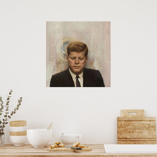 Präsident John Fitzgerald Kennedy Poster (Küche)