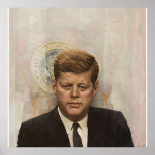 Präsident John Fitzgerald Kennedy Poster