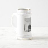 Präsident John Kennedy & Brothers American Camelot Bierglas (Vorderseite Links)