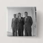 Präsident John Kennedy & Brothers American Camelot Button (Vorderseite)
