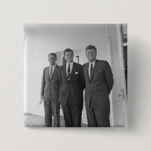 Präsident John Kennedy & Brothers American Camelot Button