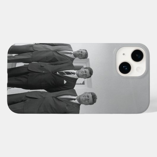 Präsident John Kennedy & Brothers American Camelot Case-Mate iPhone Hülle (Rückseite (Horizontal))