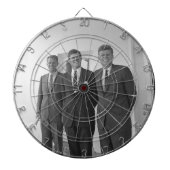 Präsident John Kennedy & Brothers American Camelot Dartscheibe (vorne)
