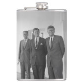 Präsident John Kennedy & Brothers American Camelot Flachmann (Vorderseite)