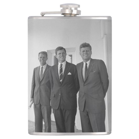 Präsident John Kennedy & Brothers American Camelot Flachmann (Vorderseite)