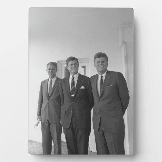 Präsident John Kennedy & Brothers American Camelot Fotoplatte (Vorderseite)