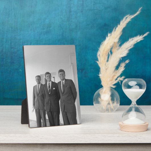 Präsident John Kennedy & Brothers American Camelot Fotoplatte (Seite)