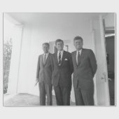 Präsident John Kennedy & Brothers American Camelot Geschenkpapier (Flach)