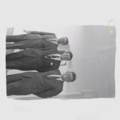 Präsident John Kennedy & Brothers American Camelot Golfhandtuch (Horizontal)