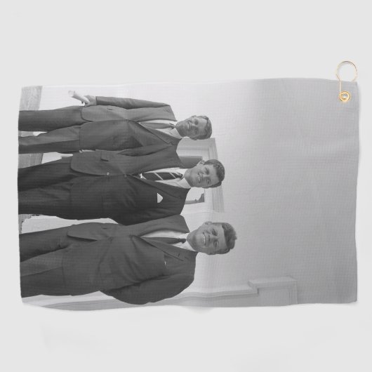 Präsident John Kennedy & Brothers American Camelot Golfhandtuch (Horizontal)