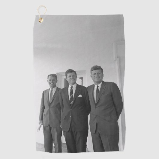 Präsident John Kennedy & Brothers American Camelot Golfhandtuch (Vorderseite)