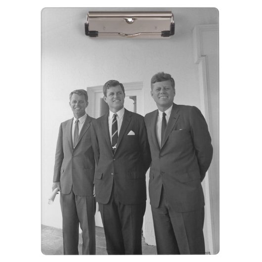Präsident John Kennedy & Brothers American Camelot Klemmbrett (Vorderseite)