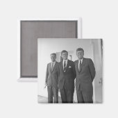 Präsident John Kennedy & Brothers American Camelot Magnet (Vorderseite/Rückseite)