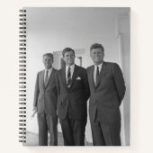 Präsident John Kennedy & Brothers American Camelot Notizblock (Vorderseite)