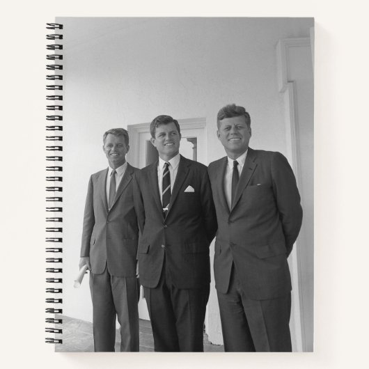 Präsident John Kennedy & Brothers American Camelot Notizblock (Vorderseite)