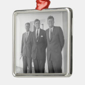 Präsident John Kennedy & Brothers American Camelot Ornament Aus Metall (Links)